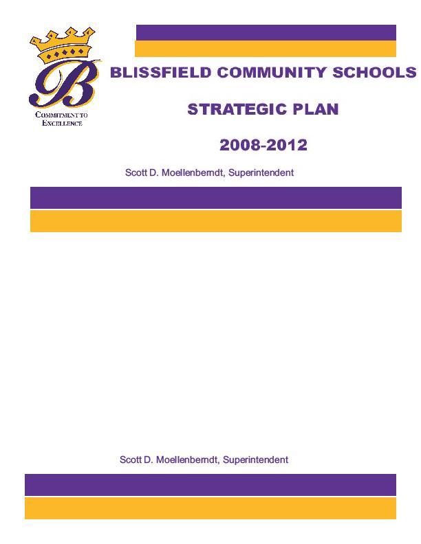 Strategic Plan cover